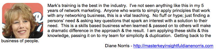 Diane Norris Testimonial about The Worlds Laziest Networker Diane Norris Testimonial about The Worlds Laziest Networker